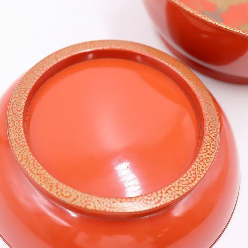 朱塗り 煮物椀 菓子椀 高蒔絵 草花模様 漆器 和骨董 日本の美 和 朱塗り 煮物椀 菓子椀 高蒔絵 草花模様 漆器 和骨董 日本の美 和
