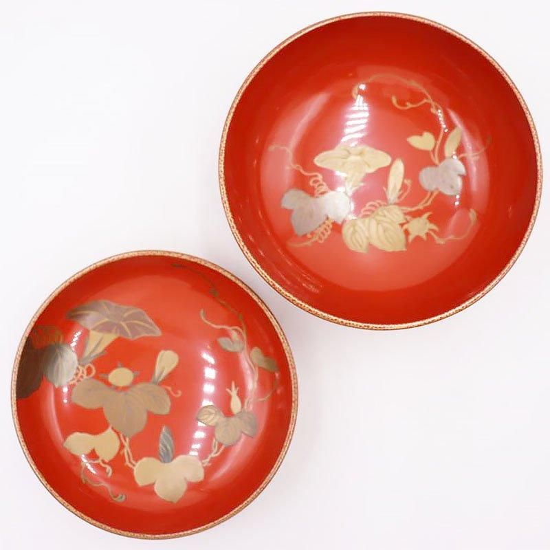 朱塗り 煮物椀 菓子椀 高蒔絵 草花模様 漆器 和骨董 日本の美 和 朱塗り 煮物椀 菓子椀 高蒔絵 草花模様 漆器 和骨董 日本の美 和