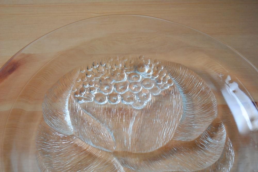 ヌータヤルヴィ ピオニ 21cm ガラスプレート ヴィンテージ ヌータヤルヴィ ピオニ 21cm ガラスプレート ヴィンテージ