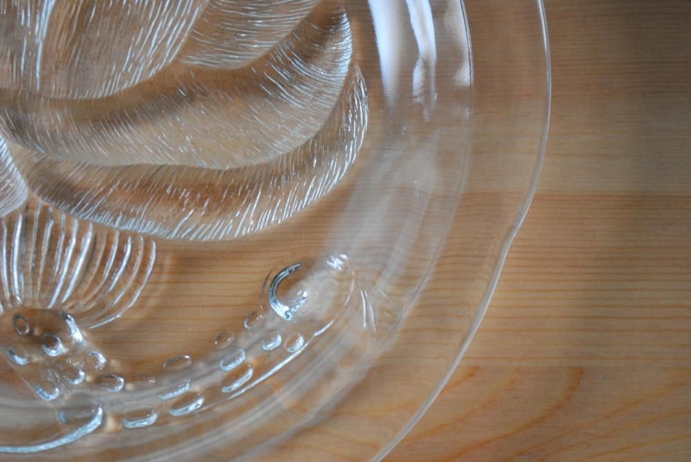 ヌータヤルヴィ ピオニ 21cm ガラスプレート ヴィンテージ ヌータヤルヴィ ピオニ 21cm ガラスプレート ヴィンテージ