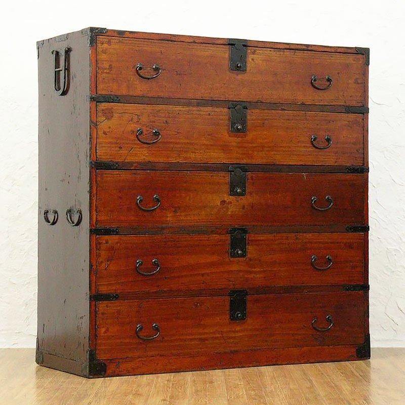 新品本物 和箪笥 時代箪笥 t2582 和タンス アンティークフレックス - 家具 家具