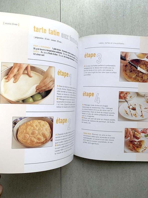 フランス古本 レシピ本 ケーキ、タルト、サクサクしたお菓子 フランス古本 レシピ本 ケーキ、タルト、サクサクしたお菓子