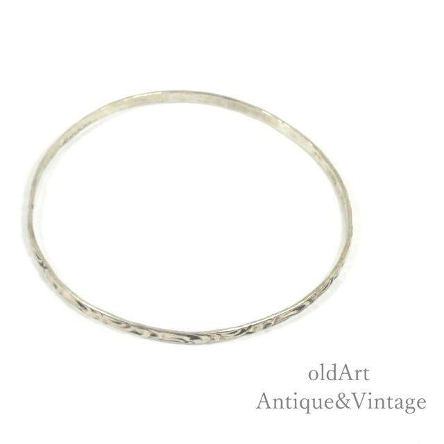 60s ビンテージ ナバホ族 バングル スターリングシルバー 925 WS作 60s ビンテージ ナバホ族 バングル スターリングシルバー 925 WS