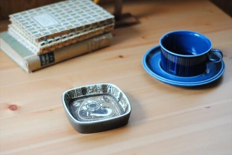 Royal Copenhagen Fajance Baca スクエアトレー 11cm プレート Royal Copenhagen Fajance Baca スクエアトレー 11cm プレート