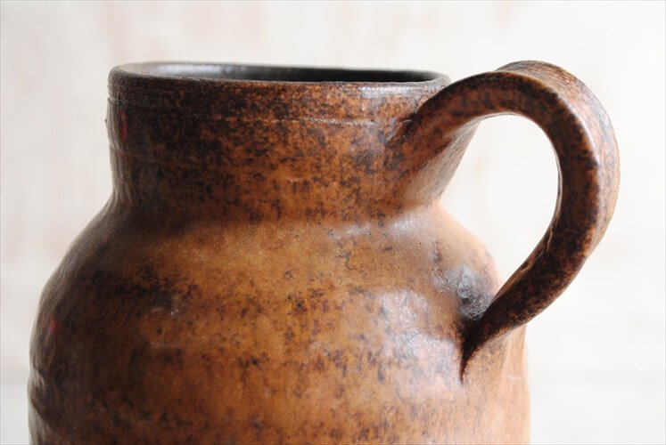 ドイツから ヴィンテージ 陶器の花瓶 花器 Art pottery フラワーポット