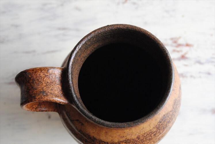 ブラック&ホワイト　花瓶　ミッドセンチュリー ドイツ製ヴィンテージ陶器花瓶 芸術性の高さ