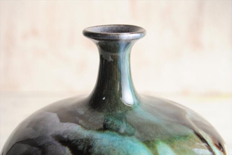 ɥĤ ơ ƫβ ִ Art pottery Fat Lava եݥå ޤ ե١ ߥåɥ꡼ ƥ_ig3488