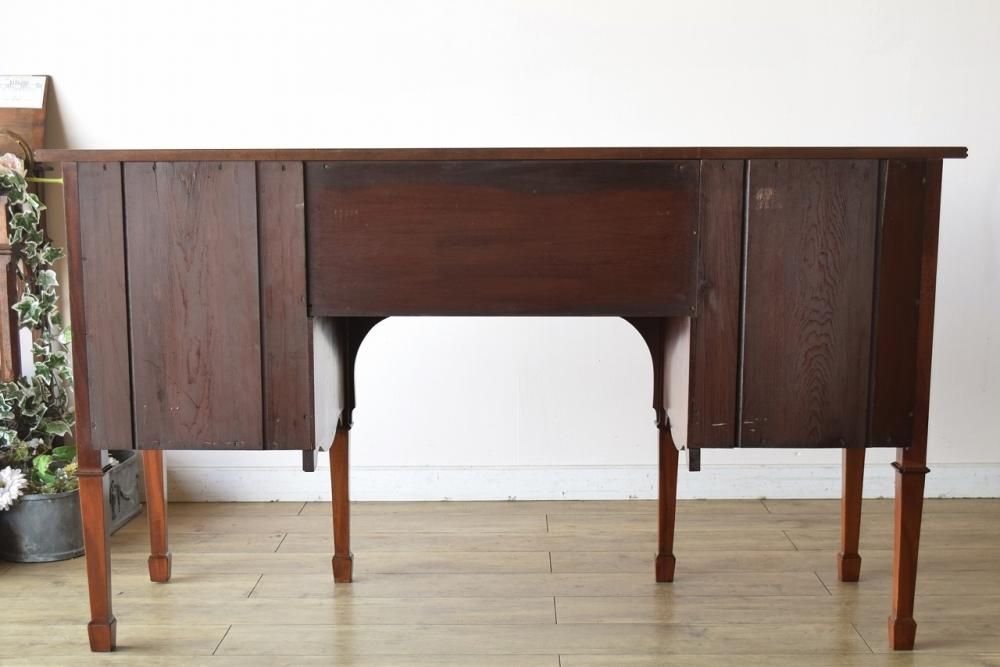 マホガニー材　サイドボード　北欧 キャビネット 幅80cm 北欧 ヴィンテージ 天然木 マホガニー 完成