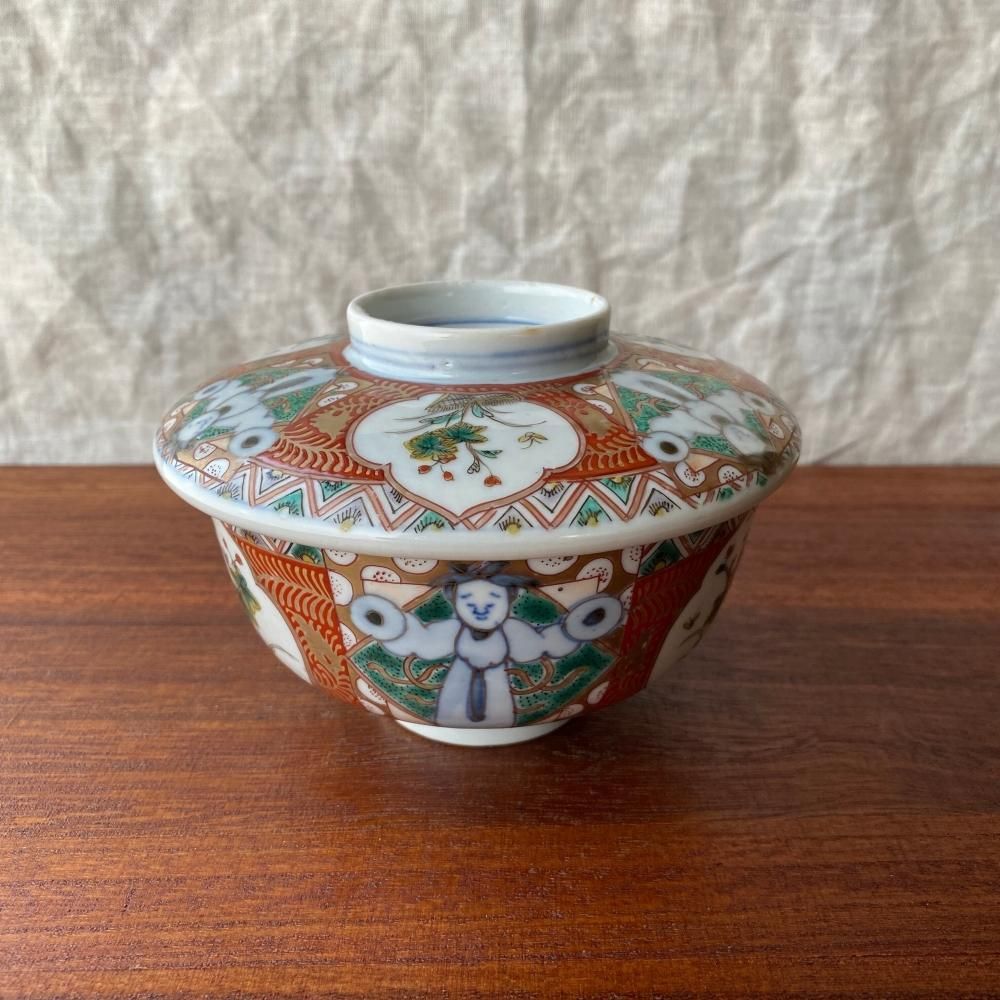 アンティーク茶碗・蓋つき茶碗一覧｜江戸・明治・大正の美しい和