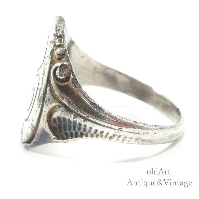 シルバー　925 ヴィンテージ　リング　アンティーク　メッセージ　アメリカ 希望 : HOPE”ヴィンテージ シルバー（銀925製）メッセージリング