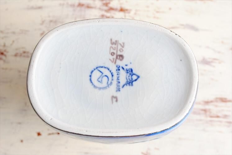 訳あり Royal Copenhagen Baca 花瓶 13.5cm高 一輪挿し 鳥柄