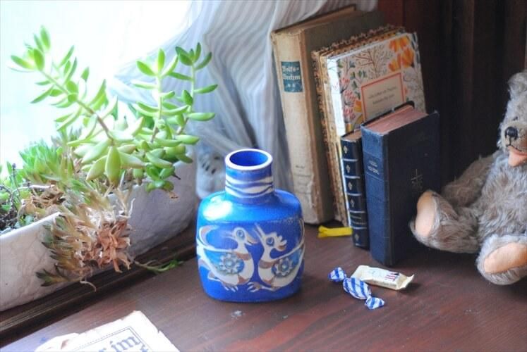 訳あり Royal Copenhagen Baca 花瓶 13.5cm高 一輪挿し 鳥柄 訳あり Royal Copenhagen Baca 花瓶 13.5cm高 一輪挿し 鳥柄