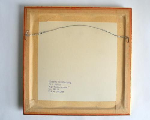 スウェーデン製ツヴィスト刺繍の壁掛け - ANTIQUE LEAVES スウェーデン製ツヴィスト刺繍の壁掛け - ANTIQUE LEAVES