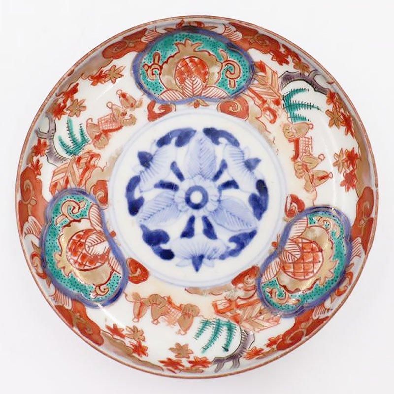 古伊万里　手塩皿　小皿　五枚揃い　骨董品　アンティーク 楽天市場】5枚セット 染錦古伊万里 小皿揃 径12x高2cm 小皿 取