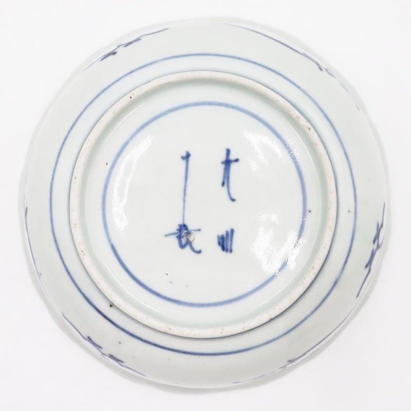 ヴィンテージ 手描き染付なます皿 明治時代の 和食器