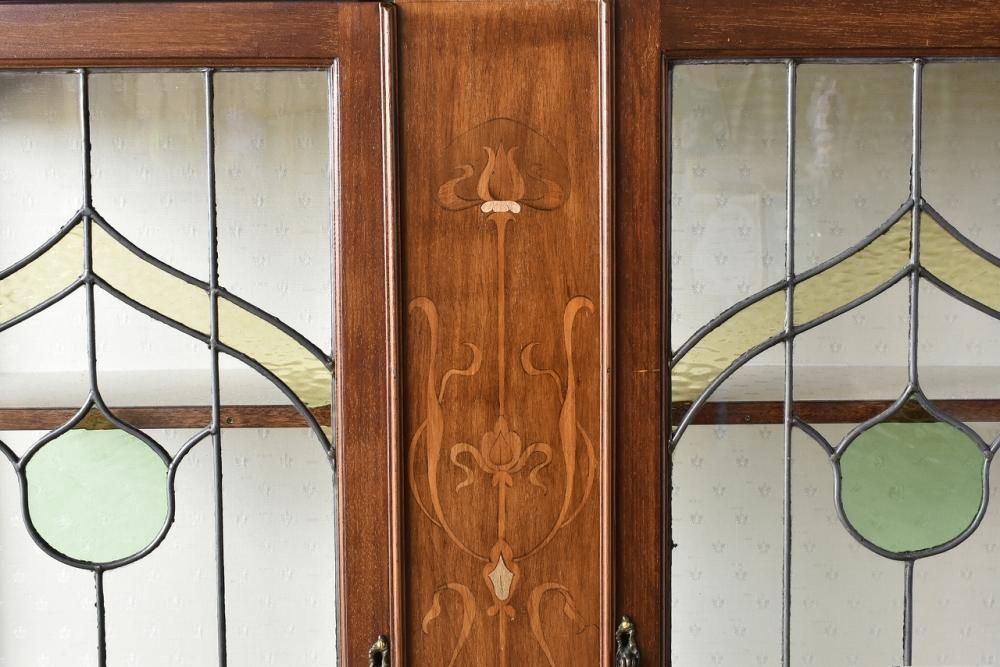 アンティーク エドワーディアン マホガニーキャビネット 輸入家具