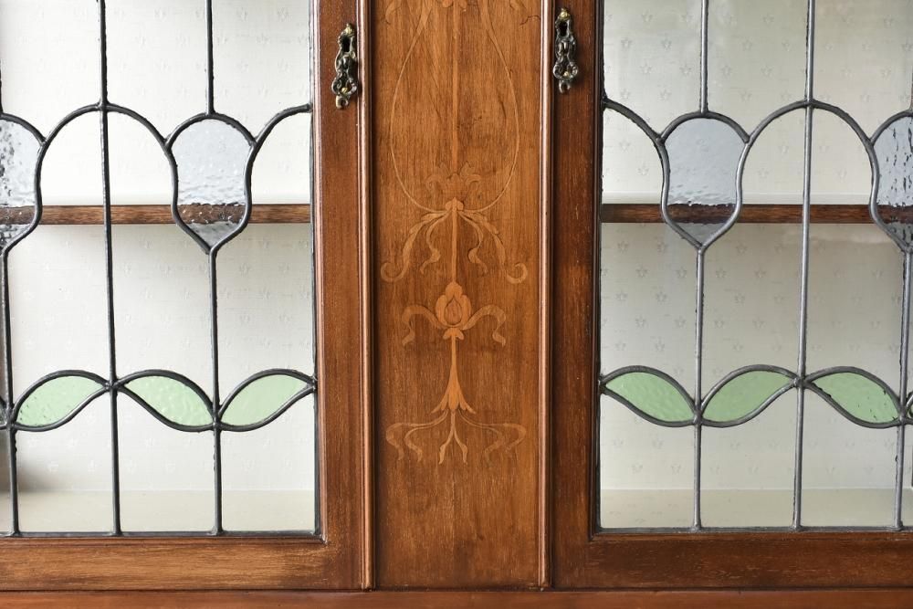 アンティーク エドワーディアン マホガニーキャビネット 輸入家具