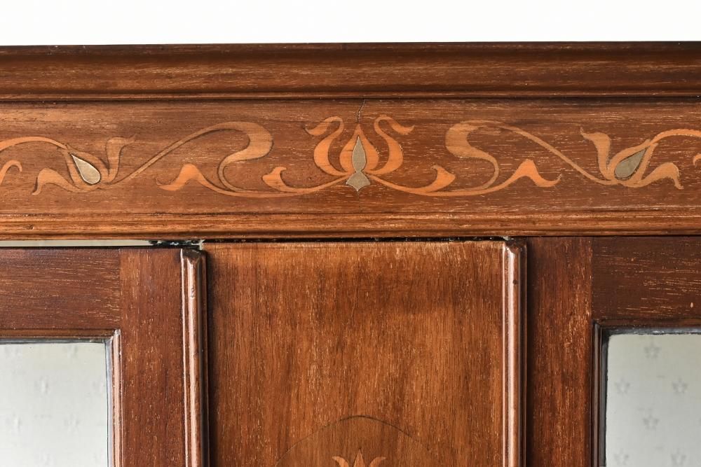 アンティーク エドワーディアン マホガニーキャビネット 輸入家具