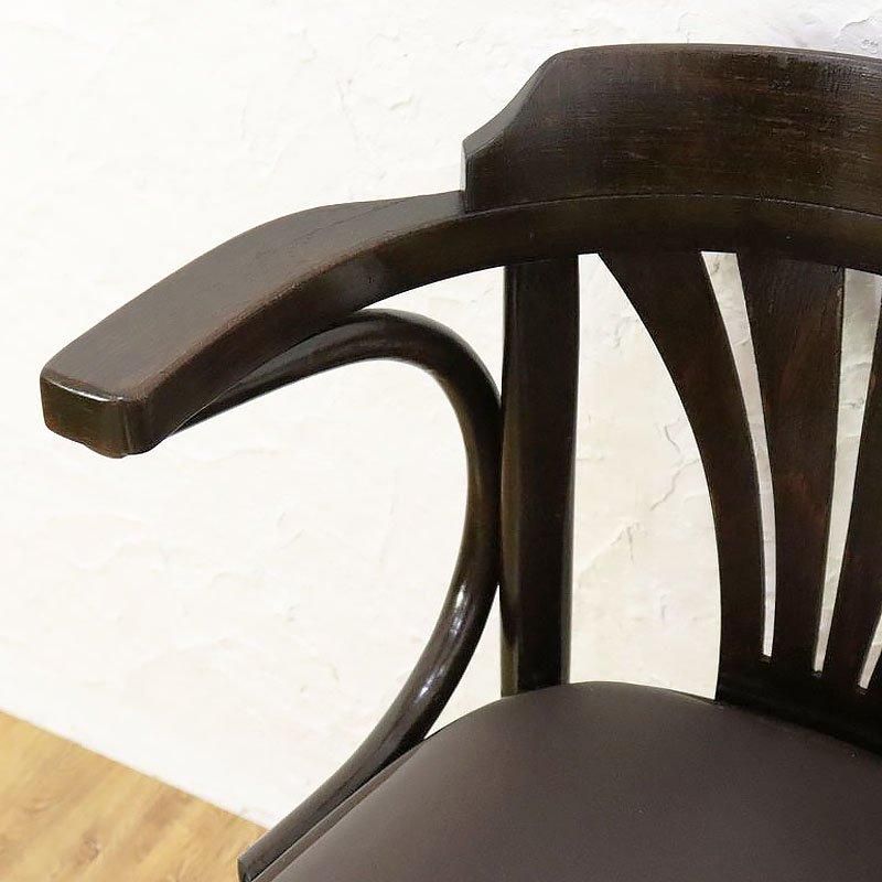 曲木 アームチェア 日本製 昭和初期 アンティーク