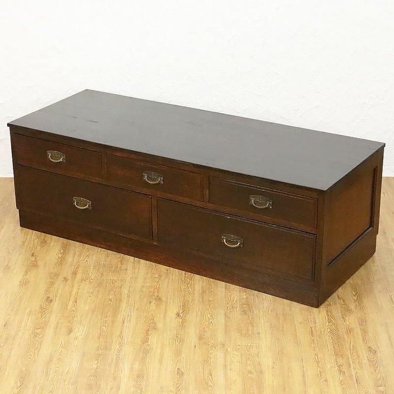 和モダン 引出しローボード ヴィンテージ ナラ材