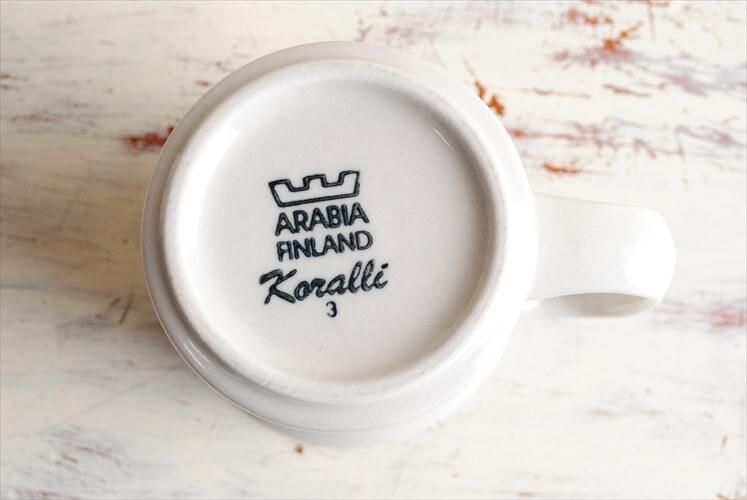ARABIA Koralli Dハンドル マグカップ モーニングカップ ARABIA Koralli Dハンドル マグカップ モーニングカップ