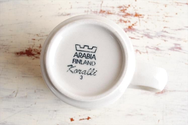 ARABIA Koralli Dハンドル マグカップ モーニングカップ ARABIA Koralli Dハンドル マグカップ モーニングカップ