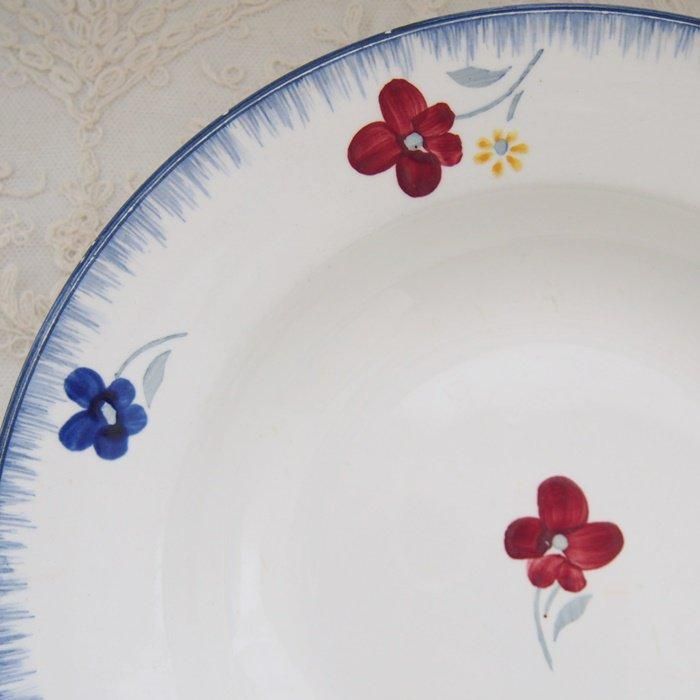 サルグミンヌ マリールー フラワー深皿 アンティーク