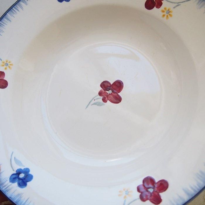 サルグミンヌ マリールー フラワー深皿 アンティーク