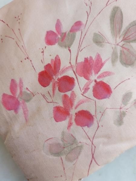 アンティーク花柄ハンキーケース - ANTIQUE LEAVES