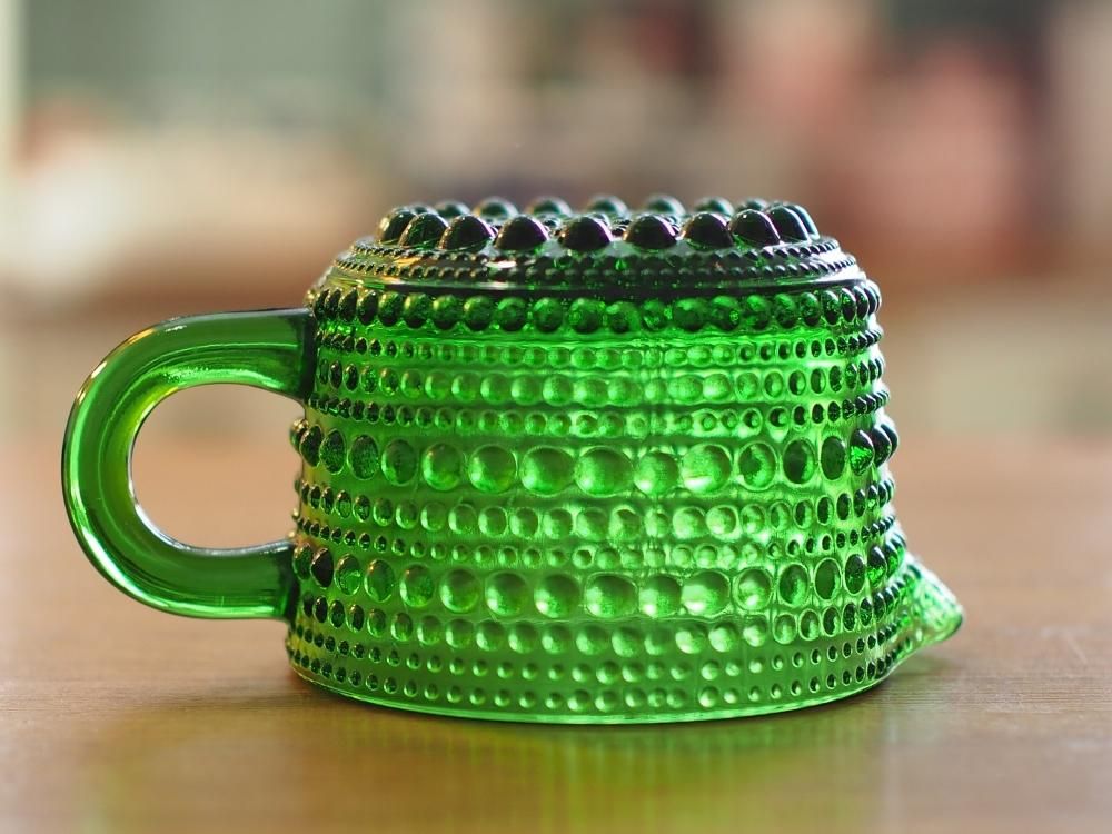 新品　アラビア 　カステヘルミ　シュガーボール & クリーマー　グリーン 新品アラビア カステヘルミシュガーボール & クリーマーグリーン