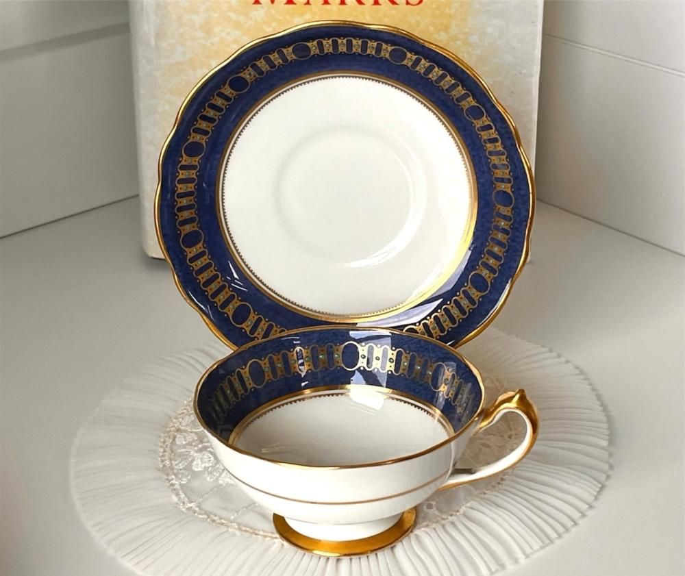 パラゴン　アンティーク　ブルーリボン　ローズ　カップ　ソーサー　プレート　カメオ パラゴン アンティーク ブルーリボン ローズ カップ ソーサー