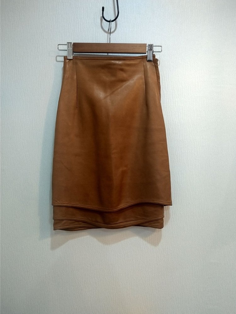 leather skirt italy