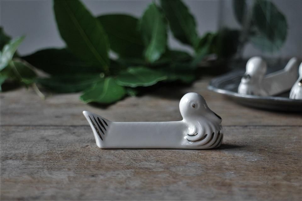 Astier de Villatte 鳥のナイフレスト 置物