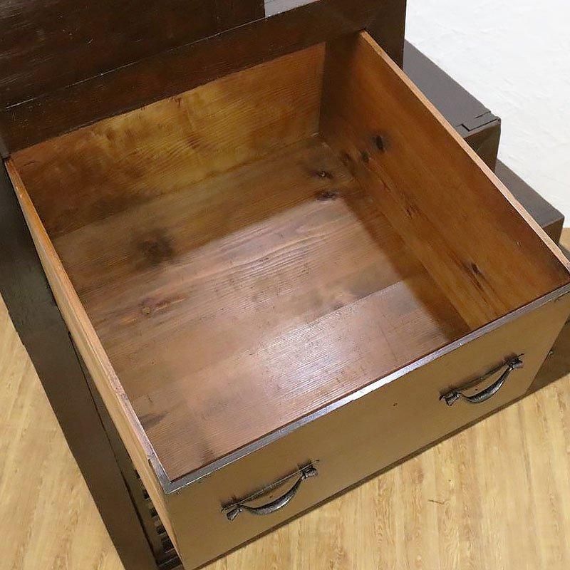 希少 階段箪笥 骨董 和家具 アンティーク ヴィンテージ 大正