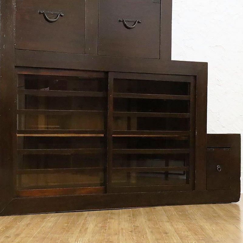 希少 階段箪笥 骨董 和家具 アンティーク ヴィンテージ 大正 希少 階段箪笥 骨董 和家具 アンティーク ヴィンテージ 大正
