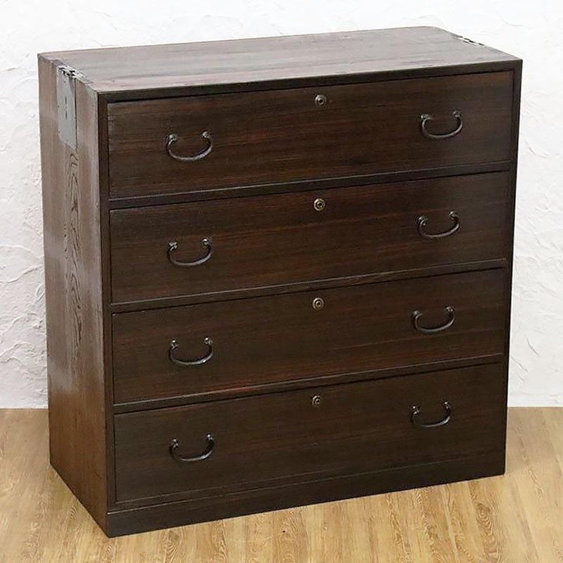 黒檀 和箪笥 大正時代のアンティーク家具