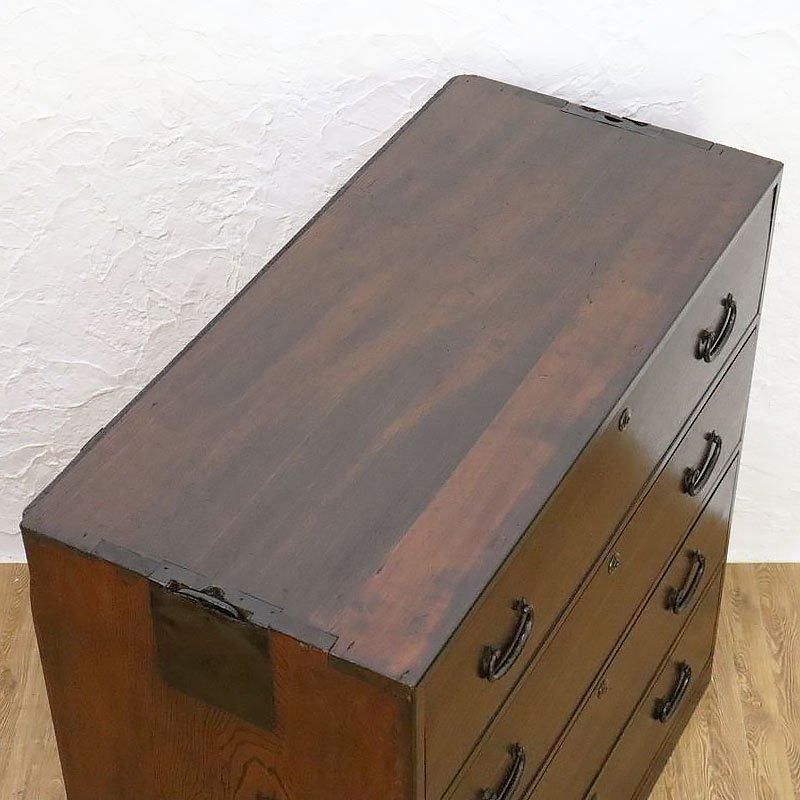 アンティーク 和箪笥 黒檀 和箪笥 大正時代のアンティーク家具