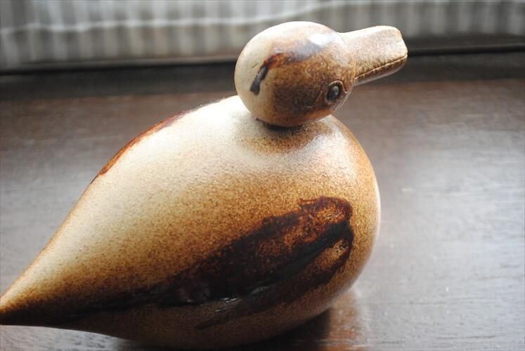 デンマーク 陶器 カルガモ オブジェ 北欧 ヴィンテージ