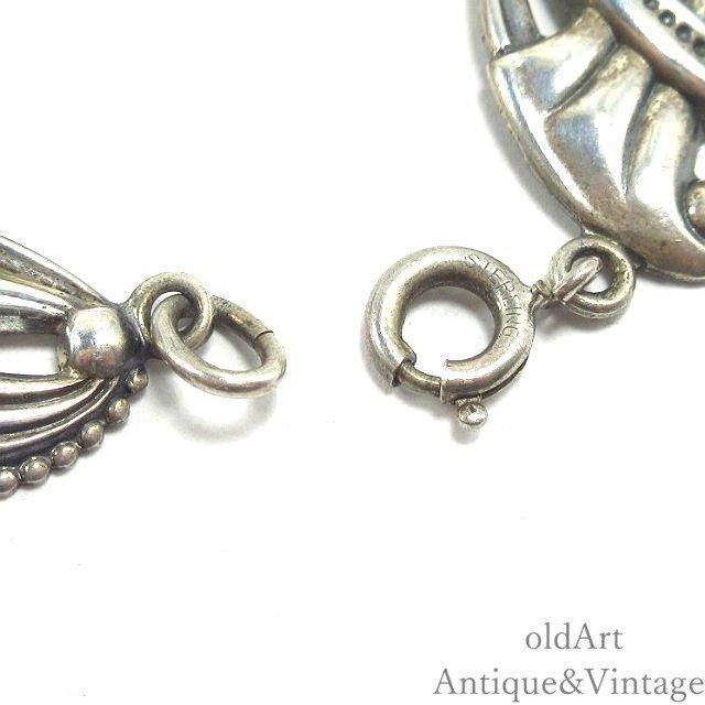 USA製1950年代DANECRAFTヴィンテージ花フローラルスターリング