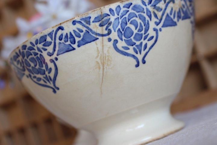 フランス アンティーク SARREGUEMINES & DIGOIN カフェオレ フランス アンティーク SARREGUEMINES & DIGOIN カフェオレ