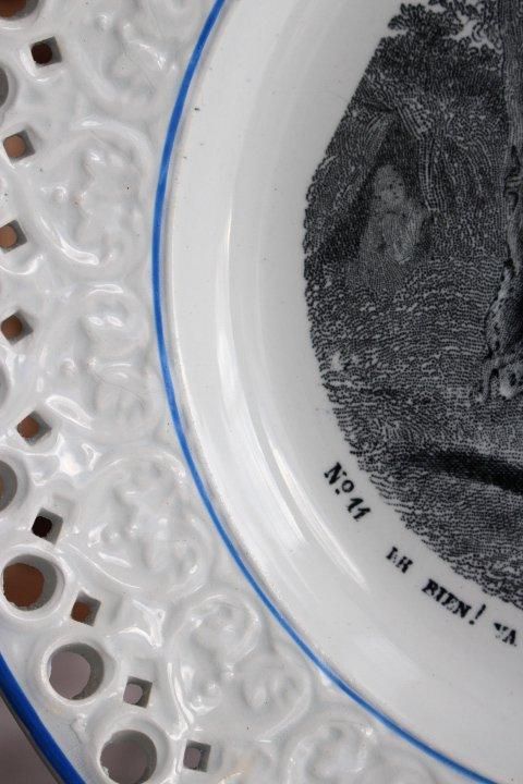 フランスアンティークMontereau プレート Creil et montereau フランス アンティーク プレート - メルカリ