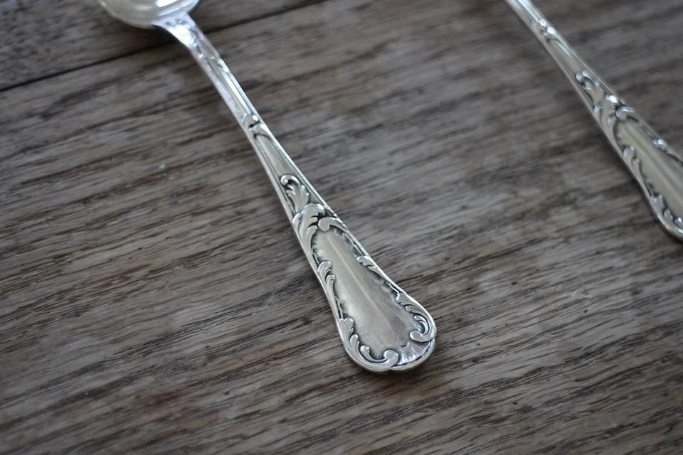 アンティーク　クリストフル　スプーン12本 クリストフル スプーン ○ シンプル パフェ スプーン 19.5cm