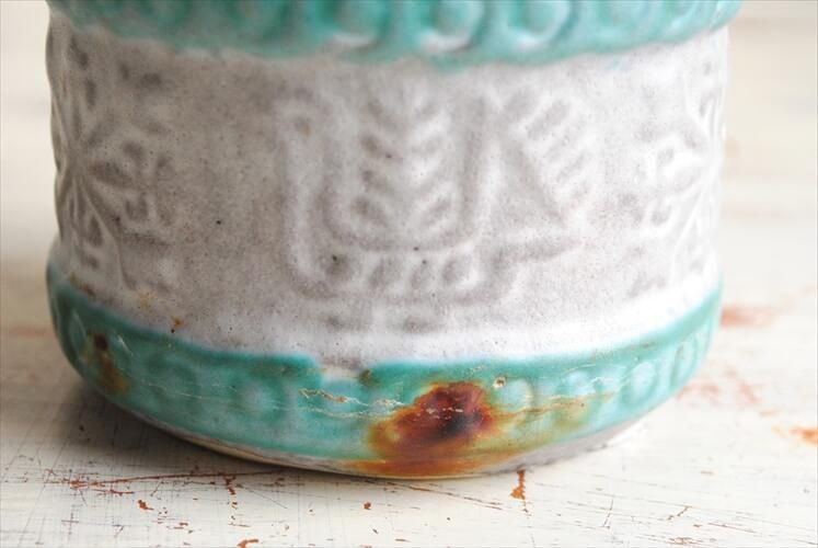 西ドイツ製 ヴィンテージ Bay Keramik 陶器の花瓶 Fat Lava 花器 西ドイツ製 ヴィンテージ Bay Keramik 陶器の花瓶 Fat Lava 花器