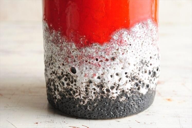 西ドイツ製 ヴィンテージ Scheurich窯 陶器の花瓶 Fat Lava 花器 西ドイツ製 ヴィンテージ Scheurich窯 陶器の花瓶 Fat Lava 花器