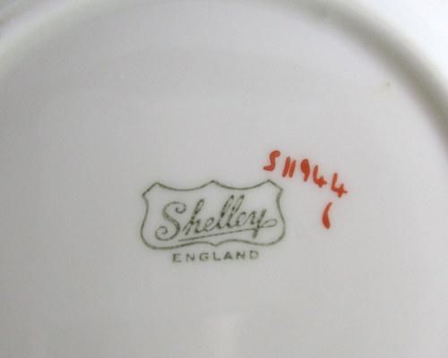 イギリスShelley製シュガーボウル＆ミルクジャグ - アンティークモール