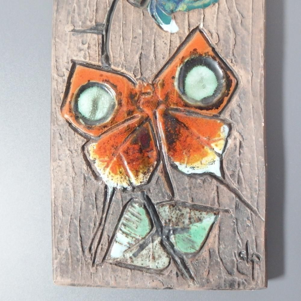 ̲ ơTilgmans Keramik ʥƥ륰ޥ ߥå wall plate butterfly
