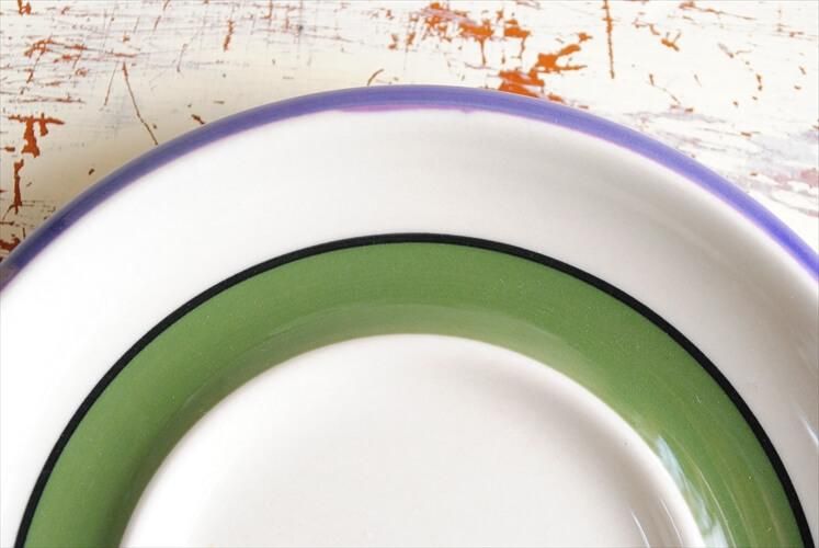 【レア】イタリア食器　シチリア陶器　スープ皿　カップ＆ソーサー　ビンテージ ダッチェス／ダイヤモンド スター 星柄 コーヒーカップ ソーサー