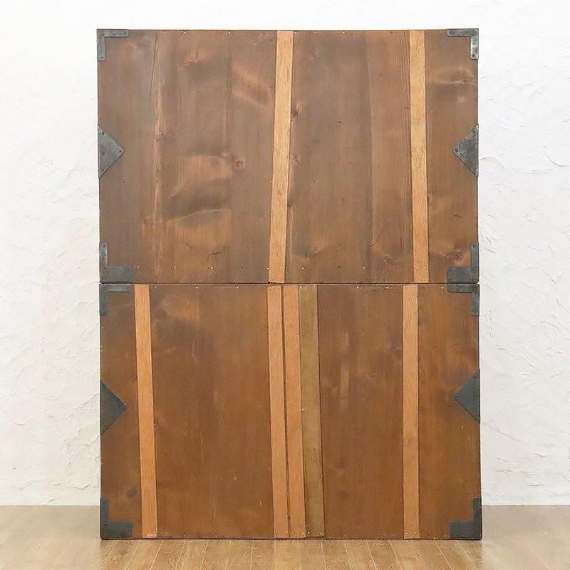 二段重ね 和箪笥 明治大正時代 アンティーク