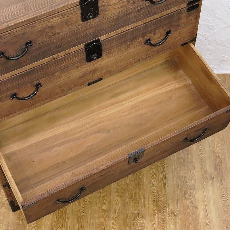 和タンス 和製アンティーク 収納 和風 インテリア 和箪笥 和たんす 桐箪笥 収納 チェスト 和風 和室 リメイク品