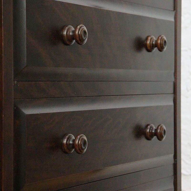 北海道民芸 スリムチェスト アンティーク引出し